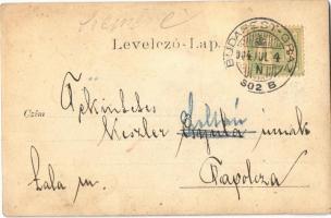 1904 Győrszemere, Szemere; vasútállomás váltóállító épülete / railway station. photo