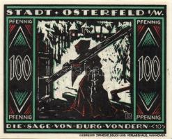 Német Birodalom/Weimari Köztársaság Osterfeld 1921. 25Pf (3x) + 50Pf (3x) + 75Pf (3x)összesen:10klf,...