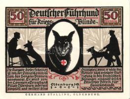 Német Birodalom/Weimari Köztársaság Oldenburg 1921. 50Pf (6x) 6klf, teljes sor T:I