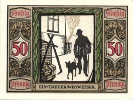 Német Birodalom/Weimari Köztársaság Oldenburg 1921. 50Pf (6x) 6klf, teljes sor T:I