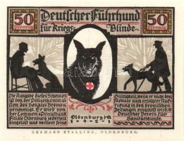 Német Birodalom/Weimari Köztársaság Oldenburg 1921. 50Pf (6x) 6klf, teljes sor T:I