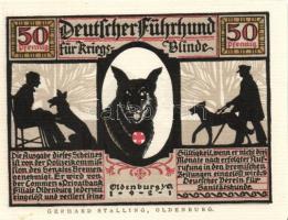 Német Birodalom/Weimari Köztársaság Oldenburg 1921. 50Pf (6x) 6klf, teljes sor T:I