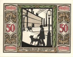 Német Birodalom/Weimari Köztársaság Oldenburg 1921. 50Pf (6x) 6klf, teljes sor T:I