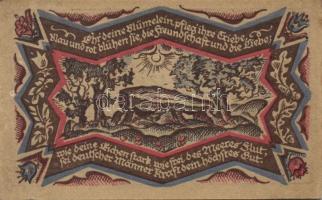 Német Birodalom/Weimari Köztársaság Oldenburg 1921. 50Pf (6x) 6klf, teljes sor T:I