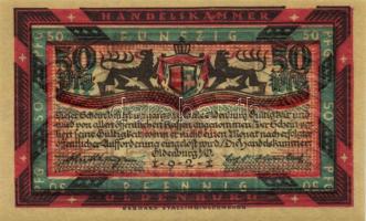 Német Birodalom/Weimari Köztársaság Oldenburg 1921. 50Pf (6x) 6klf, teljes sor T:I