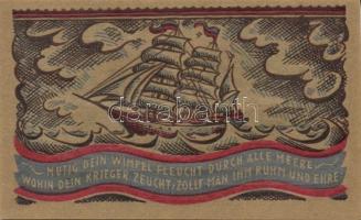 Német Birodalom/Weimari Köztársaság Oldenburg 1921. 50Pf (6x) 6klf, teljes sor T:I