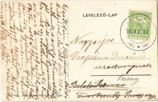 1915 Csanakfalu, Ménfőcsanak (Győr); Széphegyi János vendéglője, étterem, gyerekek (r)