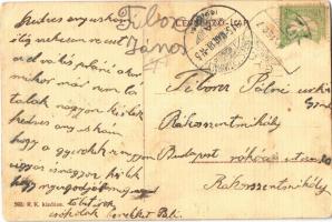 1915 Győr, Vagon és gépgyár, iparvasút, csillék (EK)