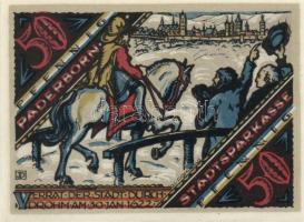 Német Birodalom/Weimari Köztársaság Paderborn 1921. 25Pf + 50Pf + 75Pf + 1M + 2M összesen:5klf, telj...