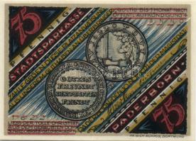 Német Birodalom/Weimari Köztársaság Paderborn 1921. 25Pf + 50Pf + 75Pf + 1M + 2M összesen:5klf, telj...