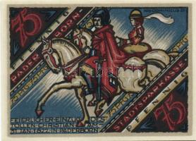 Német Birodalom/Weimari Köztársaság Paderborn 1921. 25Pf + 50Pf + 75Pf + 1M + 2M összesen:5klf, telj...