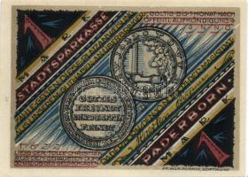 Német Birodalom/Weimari Köztársaság Paderborn 1921. 25Pf + 50Pf + 75Pf + 1M + 2M összesen:5klf, telj...