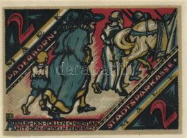 Német Birodalom/Weimari Köztársaság Paderborn 1921. 25Pf + 50Pf + 75Pf + 1M + 2M összesen:5klf, telj...