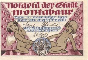 Német Birodalom/Weimari Köztársaság Montabaur 1920. 10Pf + 25Pf + 50Pf 3klf, teljes sor T:I