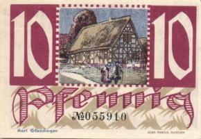 Német Birodalom/Weimari Köztársaság Montabaur 1920. 10Pf + 25Pf + 50Pf 3klf, teljes sor T:I