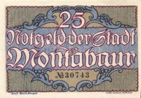 Német Birodalom/Weimari Köztársaság Montabaur 1920. 10Pf + 25Pf + 50Pf 3klf, teljes sor T:I