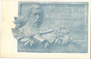Győr, Dr. Kovács Pál 1808-1908 születésének százéves évfordulója alkalmából Győrváros Közönsége . Ebben a házban lakott és itt szerkesztette az első Győri Magyar Újságot. emlék