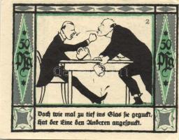 Német Birodalom/Weimari Köztársaság Mülsen-St.Jacob 1921. 50Pf (8x) 8klf, teljes sor T:I-