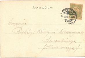 1904 Ungvár, Uzshorod, Uzhhorod, Uzhorod; Nagy híd / bridge (EK)