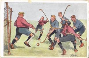 1923 Field hockey match. B.K.W.I. 923-3. s: Fritz Schönpflug (EK)
