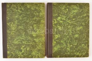 1943-48 A Vadászújság 21 száma és a Nimród vadászlap 18 száma bekötve, két kötetben. Nem egybefüggő ...