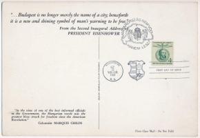 1958 Amerikai kiadású propagandalap az Amerikai Magyar Szövetség 50. évfordulójára, A Washington szo...