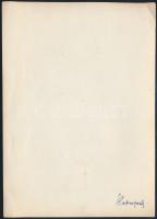 cca 1950 Puskás Ferenc az ágyában dedikál. Saroktörés. / Ferenc Puskas giving autograph in his bed. ...