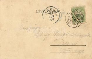 1903 Márianosztra, Országos női fegyintézet, börtön. Kiadja Zoller József 30. sz. + "BÉCS - BUD...