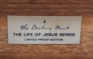 Nagy-Britannia ~1980. "Life of Jesus Series (Jézus élete sorozat)" peremen jelzett Ag emlé...