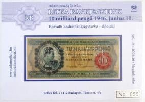 2005-2008. 46db klf emlékív ritka magyar bankjegyekről albumba rendezve T:I,I- / 
Hungary 2005-2008...