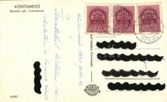 1943 Kőrösmező, Jaszinya, Jasina, Yasinia; Apsineci gát, Csernehova / dam, mountain + kétnyelvű bély...