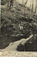 1906 Menyháza, Moneasa; Boraj esés, vízesés / Boroaia waterfall (EK)