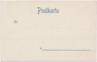 In Vorzimmer des Vatikan: -Tot? - Nein, ein neues Gedicht. Simplicissimus-Postkarte No. 5. s: Bruno ...