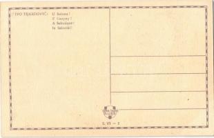 U Solunu! / In Saloniki! Croatian Art Nouveau litho postcard. Caklovic S. VI-2. s: Ivo Tijardovic
