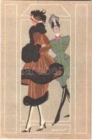 Italija / Italy. Croatian Art Nouveau litho postcard. Caklovic S. III-10. s: Ivo Tijardovic