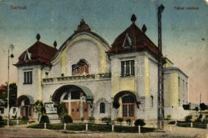 1921 Szolnok, Városi színház (ragasztónyom / glue marks)