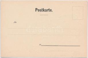 III. 21. Gigerl aus der Steinzeit. Künstler-Postkarten D. Münchner Illustr. Wochenschrift "Juge...