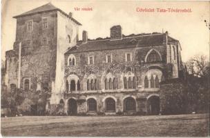 1908 Tata-Tóváros, Tatatóváros; vár részlet. Engländer és Társa kiadása (EK)