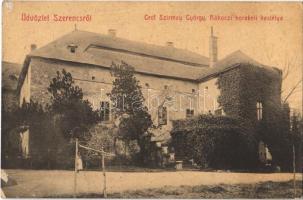 1907 Szerencs, Gróf Szirmay György Rákóczi korabeli kastélya. W.L. (?) 1143. (EK)
