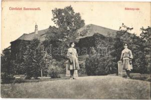 1907 Szerencs, Rákóczi vár, Gróf Szirmay György tulajdona (EB)