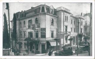 1932 Abbazia, Opatija; Pensione al Parco (Ex Lederer) / hotel with automobiles