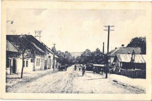1938 Ipolyság, Sahy; Újváros, utcakép. Ignác Polgár kiadása / Predmestie / street view