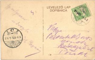 1914 Újvidék, Pétervárad vára a vasúti hídról nézve / Petrovaradin, castle viewed from the railway b...