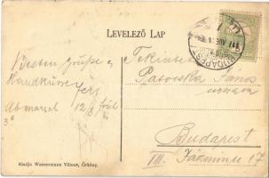 1917 Örkény-tábor, tiszti pavilon, katonák. Wassermann Vilmos kiadása / Offiziers pavillon