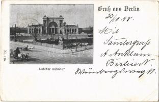 1898 Berlin, Lehrter Bahnhof / railway station (tear)