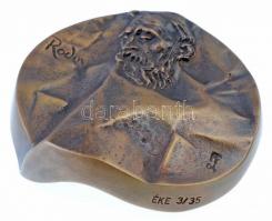 Farkas Ferenc (1958- ) 2007. "Rodin" egyoldalas, öntött Br emlékérem, az ÉKE tagsági érme,...