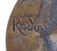 Farkas Ferenc (1958- ) 2007. "Rodin" egyoldalas, öntött Br emlékérem, az ÉKE tagsági érme,...