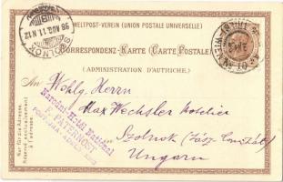 1898 Postojna, Adelsberg; Franz Josefs Monument,  cave interior. Müller & Trüb Art Nouveau, flor...