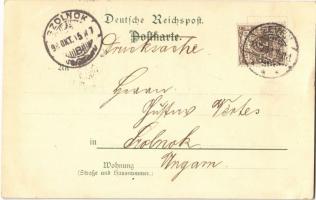 1898 Zeven, Kirche mit alten Kirchhof, Langestrasse, Krieger Denkmal, Klostersteg, Oberförsterei, Ga...