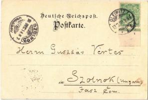 1898 Swietochlowice, Schwientochlowitz; Gruss aus Bismarckhütte, Hüttengasthaus / ironworks, factory...